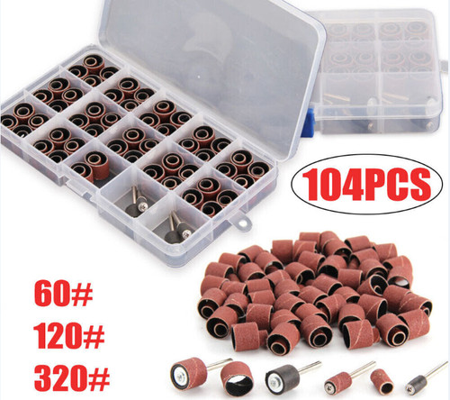 104pcs sanding bands - 104pcs, drum