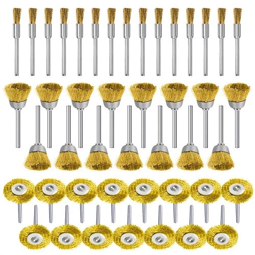 45pcs brass polishing wire cup - wire,