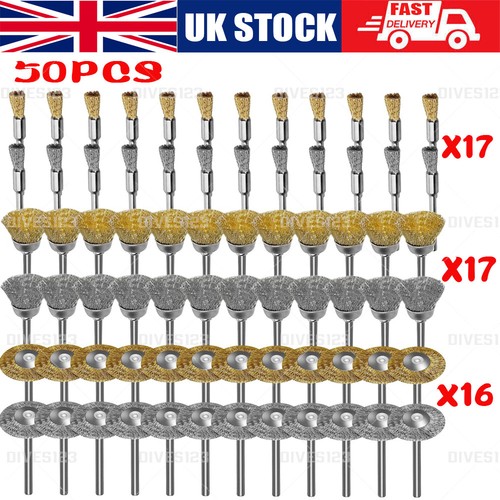 Wire cup mix brush set - mix,