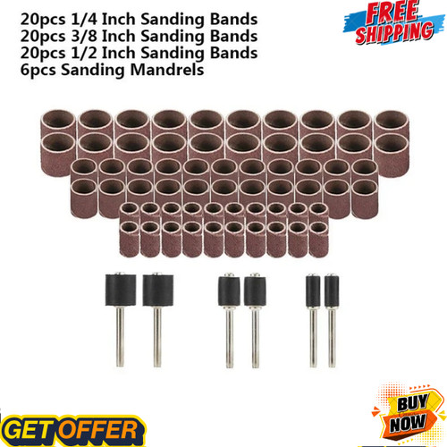 Pcs sanding bands drum - 66,